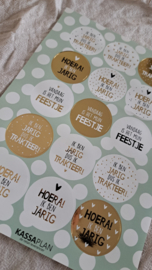 Stickervel | Verjaardag