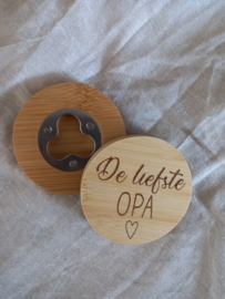 Onderzetter/bieropener | De liefste opa