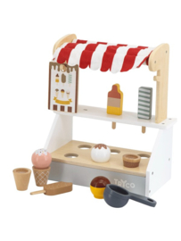 Houten ijskraam