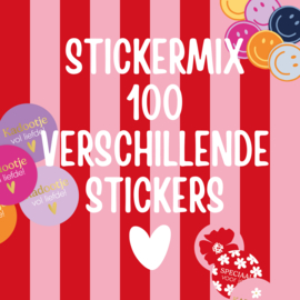 Voordeelpakket | Stickermix | 100 stuks