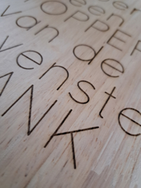 Plank | Jij bent een topper van de bovenste plank