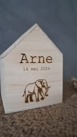 Spaarpot huisje | Olifant