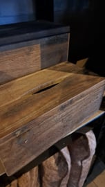 Oudhouten tissuedoos