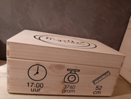 Houten box , ontwerp in overleg