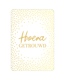 Hoera getrouwd