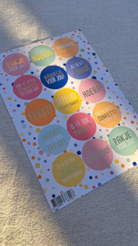 Stickervel | Confetti