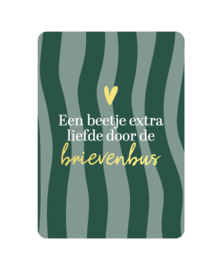 Een beetje extra liefde door de brievenbus