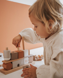 Stapelblokken huis | Nougat