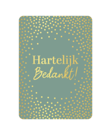 Hartelijk bedankt!