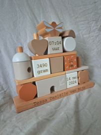 Stapelblokken huis | Nougat
