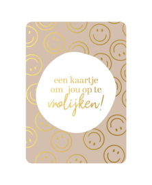Een kaartje om jou op te vrolijken