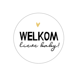 Stickers | Welkom lieve baby