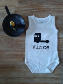 Romper vrachtwagen + naam