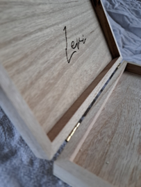 Houten echokistje | Gegraveerd