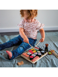 Houten sushi set