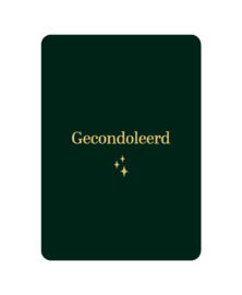 Gecondoleerd