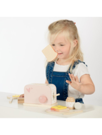 Houten broodrooster | Roze