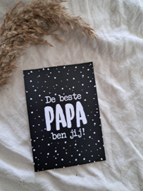 Wenskaart | De beste papa ben jij!