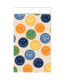 Cadeauzakje | Smileys blauw
