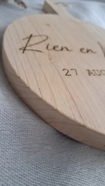 Blanke plank | Bruidspaar