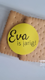 Traktatiesticker  | Met naam