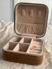 Sieradendoosje met naam | Velvet goud