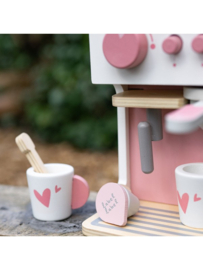 Houten espresso apparaat | Roze