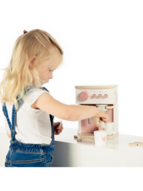 Houten espresso apparaat | Roze