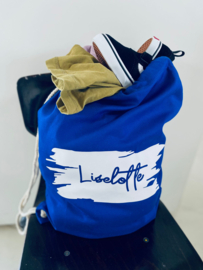 Gymtas 'verfstreep' - met naam