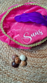 Pietenmuts met naam | Roze