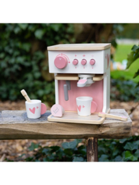 Houten espresso apparaat | Roze