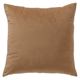 CROCO - Sierkussen 40x40 cm - subtiele kroko print - Tobacco Brown - bruin