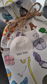 Gepersonaliseerde sintstickers | 5 stuks