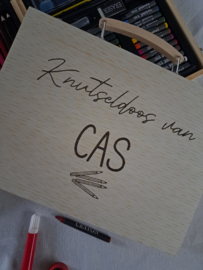 Gevulde knutseldoos met naam | Groot