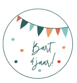 Vel stickers | Slingers en confetti