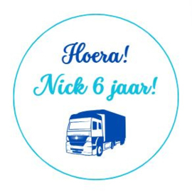 Vel stickers | Vrachtwagen