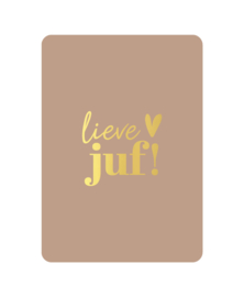 Lieve juf!