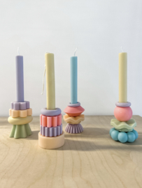 Building Block Candle | pastel medium