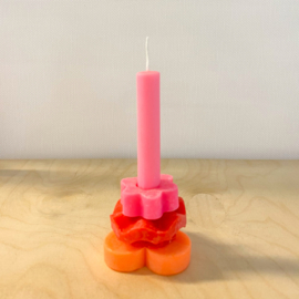 Building Block Candle | fluor small