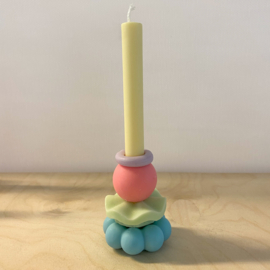 Building Block Candle | pastel medium