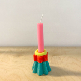 Building Block Candle | fluor small