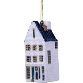 Vondels hanger |  Grachtenpand blauw-wit