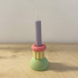 Building Block Candle | pastel small