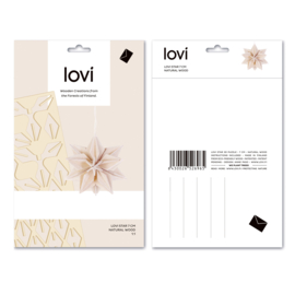 Lovi Star | natural wood | 7 cm