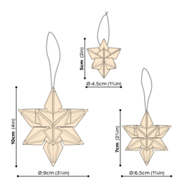 Lovi Star | natural wood | 7 cm