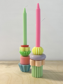 Building Block Candle | fluor large