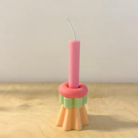 Building Block Candle | pastel small