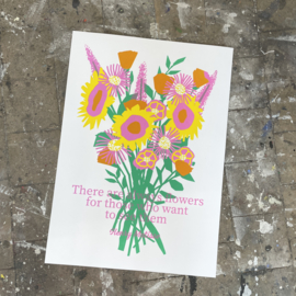 Flowers | A2 Riso print Studio Turbo