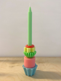 Building Block Candle | fluor large