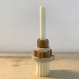 Building Block Candle | neutral medium